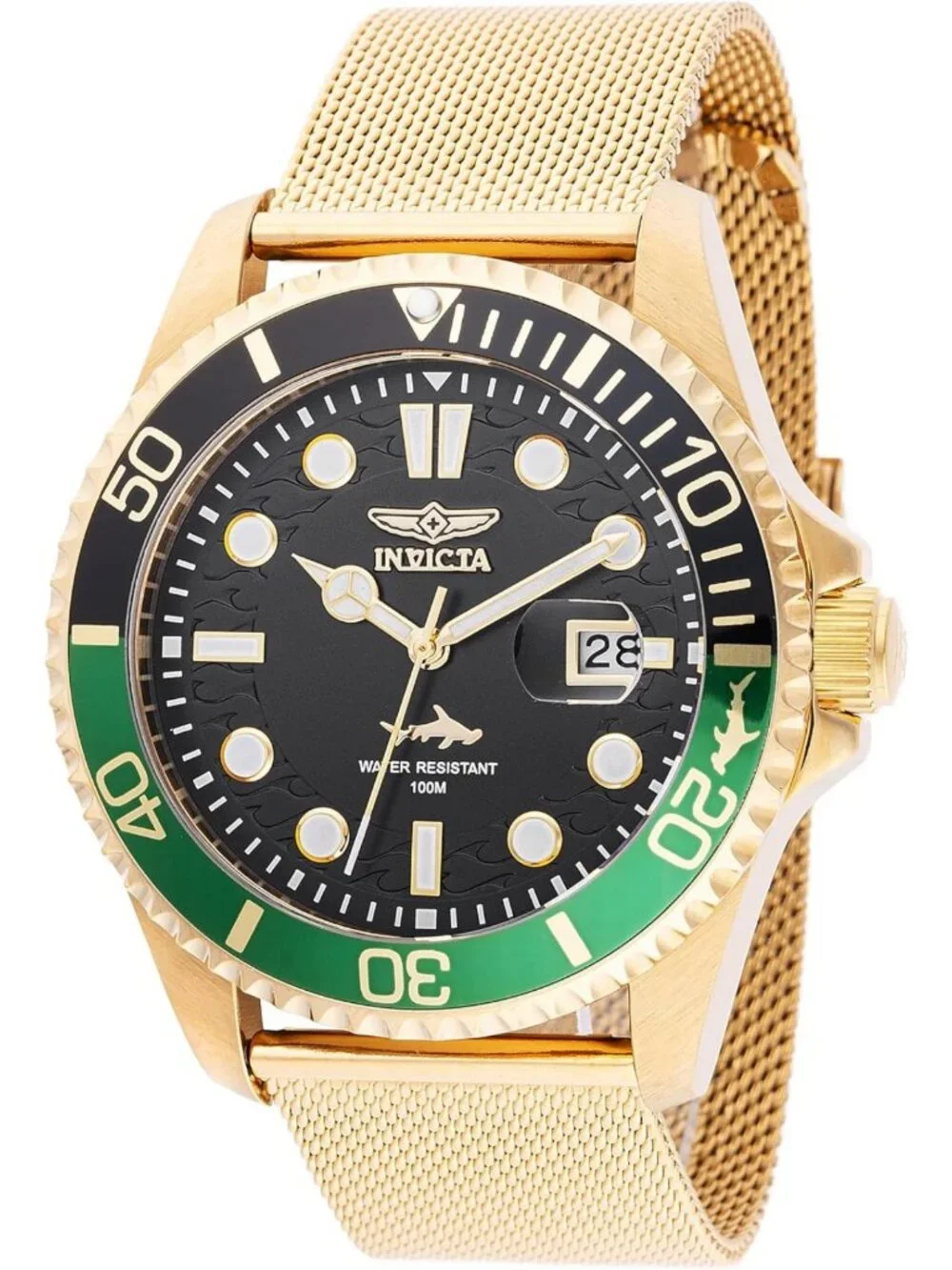 Stylish Men's 43mm Stainless Steel Quartz Dive Watch - Water Resistant, Durable